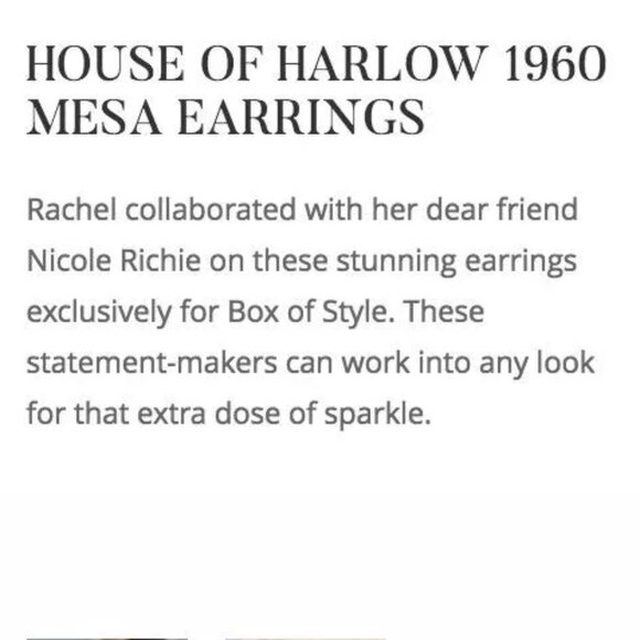 House of Harlow 1960 Mesa Door Knocker Earrings - Picture 2 of 13